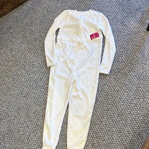 SO Soft White Fleece Zip-Up